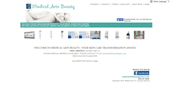 Desktop Screenshot of medicalartsbeauty.com